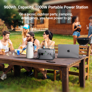 Hệ thống lưu trữ năng lượng tất cả trong một 1000W điện 800W hệ thống bảng điều khiển năng lượng mặt trời LiFePO4 pin dự phòng Trạm điện di động - Product Image 4