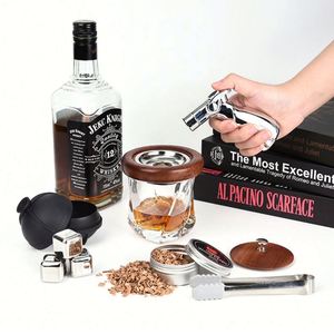 Design Custom Logo Whiskey Smoker <b>Kit</b> | Portable Stainless Steel Smoking Gun Set | Luxury Cocktail Gift for Corporate Client - Product Image 4