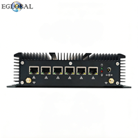 X86 Computadora industrial sin ventilador 32GB DDR5 Ram 6 LAN I226V Router Pfsense Firewall NUC Mini PC 12th Gen Core I5 CPU Mini computadora