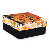 Boîtes cadeaux d'Halloween personnalisées avec impression de logo, kit de fête surprise, emballages fantaisie, boîte mystère d'Halloween