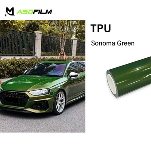 Pellicola per <span class=keywords><strong>Auto</strong></span> ASDFilm TPU Verde Sonoma Lucido, PPF Autorigenerante, Riparazione Graffi, Idrofobica, Cambia Colore, 1.52x15M - Product Image 1