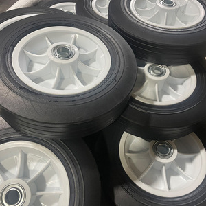 ล้อรถเข็นยางตัน ขนาด 79 มม. รูขนาด 19 มม. - Product Image 1