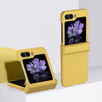 Casing ponsel PC lipat baru kualitas tinggi penutup casing ponsel warna matte tahan benturan untuk Samsung Galaxy Z Flip 5
