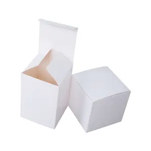 Customized product packaging small white box packaging,plain white paper box,white cardboard box