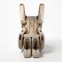 Fauteuil de massage zéro gravité avec contrôle par application Bluetooth, massage corporel complet des tissus profonds, fonction pétrissage, roulement et musique