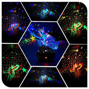 Projecteur LED rotatif à 360 degrés, pour <span class=keywords><strong>homme</strong></span>, femme et enfant, lumière nocturne, lune, étoile, cadeau uniques, nouveau - Product Image 3