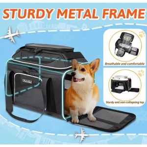 Free Sample Pet Carrier <b>Top</b>-Expandable Soft Sided Small <b>Cat</b> dog carrier travel luxury pet carrier bags - Product Image 5