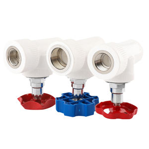 Válvula de Fechamento Manual para Medidor de Água PPR com Núcleo de Latão, Válvula de Parada com Rosca Fêmea Única - Product Image 4