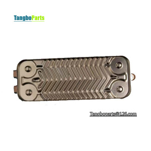 Pièces détachées pour chaudières à <span class=keywords><strong>gaz</strong></span> 13 plaques, échangeur de chaleur à débit d'eau parallèle pour le remplacement du four mural <span class=keywords><strong>Bosch</strong></span> New Star Eurostar - Product Image 5