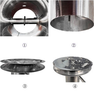 مُولد دخان بارد من الفولاذ المقاوم للصدأ, مُولد دخان بارد بحجم لتر ، ماكينة للشواء لتدخين الطعام واللحوم ، ملحقات للشواء المتميزة - Product Image 4