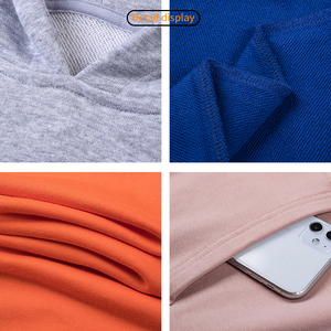เสื้อฮู้ดดี้แฟชั่นใหม่สำหรับผู้ชายปี 2025 ผ้าฝ้ายฟลีซ 100% สวมใส่สบาย สีพื้น ซักเอนไซม์ ปักลาย 3 มิติ พิมพ์ลายพัฟฟ์ มีซับใน - Product Image 2