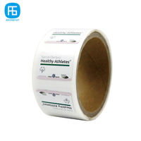 Etiqueta NFC Rectangular Imprimible de 37*25mm, 14443A NFC Forum 2, 13.56MHZ, para Comercio Minorista, Anti-falsificación