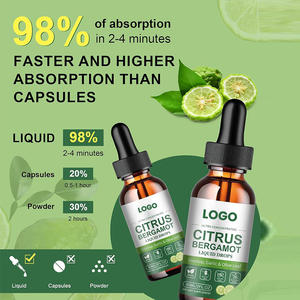 Extrait pur de bergamote d'agrumes OEM, formule naturelle de bergamote d'agrumes pour le soutien du cholestérol, bergamote d'agrumes premium pour le cholestérol - Product Image 2