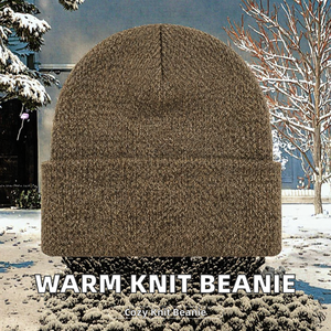 Gorro de Punto Personalizado con Logotipo para Mujer, Color Sólido, con Borde, Acrílico, para Invierno, Gorro Simple para Uso en Exteriores - Product Image 2