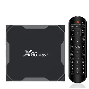 Factory X96 Max Plus Tv Box S905X3, Tv Box X96 MAX + 4GB 32GB Android 9.0 8K BT4.0 Tv Box 4Gb 64Gb Terlaris STB X96max +