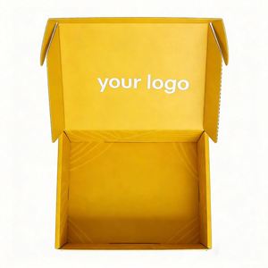 Factory Direct Customizable Yellow <b>Paper</b> Shipping Box Eco-friendly Ideal for E-commerce & Gift Packaging - Product Image 1