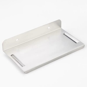 Stainless Steel Phone Holder 304 Metal Wall Mount Shelf For Public Restroom Minimalist Design Easy Installation - Product Image 1