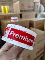 Ruban adhésif d'emballage OPP transparent Bopp avec logo imprimé, ruban d'emballage transparent avec logo imprimé