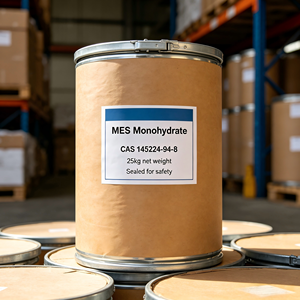Meishu MES Monoidrato CAS 145224-94-8 99% Polvere Cristallina Bianca Materia Prima Cosmetica EINECS 224-632-3 MF C6H15NO5S - Product Image 2
