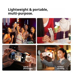 Nanlite Cookie заполняющий свет двойной цветовой температуры Мини Портативный видео селфи Телефон Свет сенсорное управление - Product Image 6