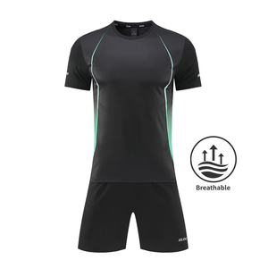 Vêtements de Football Personnalisés Ensemble Maillot De <span class=keywords><strong>Foot</strong></span> Rouge Jaune Survetement Sport Football Casacas Futbol - Product Image 4