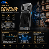YK967 Android 14 Smart PDA Pemindai Barcode Genggam Komputer Pelacak Inventaris Gudang Pengumpul Data RFID NFC