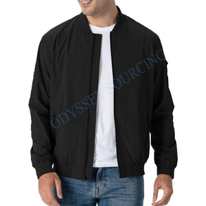 Veste bomber camouflage élégante pour homme, printemps, tissée, logo sur le devant, coupe confortable, tissu durable pour les aventures en plein air, vêtements décontractés - Product Image 3