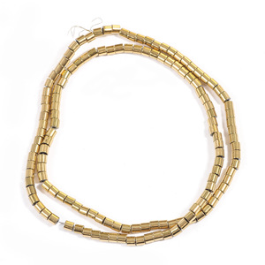 Cuentas de hematita de retención de Color chapadas en oro, cuentas sueltas cuadradas de <span class=keywords><strong>estrella</strong></span> de disco plano de hematita para fabricación de joyería, pendientes de pulsera DIY - Product Image 4
