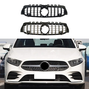 Rejilla Panamericana delantera de carreras para Mercedes Benz Clase A W177 GT estilo parrilla A180 A200 A220 <span class=keywords><strong>A250</strong></span> A280 2019 + <span class=keywords><strong>2023</strong></span> + - Product Image 5