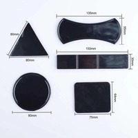 Selbstklebende Nano-Gel-Pads Wiederverwendbare Anti-Rutsch-Matte Abnehmbare Flexible PU-Gel-Pads für Auto Zuhause Handy Glas Fotohalter