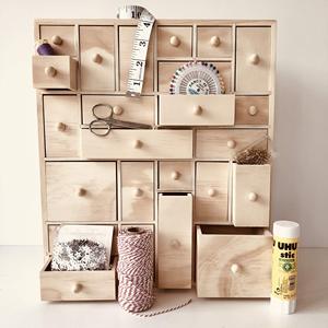 Art Organizer &amp; Storage Solution 24 Drawer Crafts &amp; Desktop Organization| <strong>Apothecary</strong> <strong>Cabinet</strong> Chest Library Card Catalog <strong>Cabinet</strong> - Product Image 6
