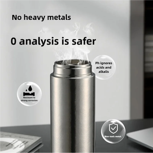 Haute Performance D'isolation Thermique Titane Filtre Double Couche Isolé Ménage Thermos Tasse 300ml Capacité - Product Image 4