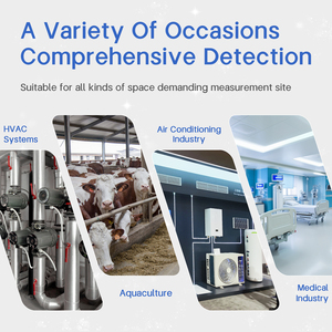 Sensor de manómetro diferencial digital IP65 para control de conductos de aire y ventilación YHCmeter CF012 transmisor de presión - Product Image 3