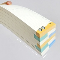 Fabricante reutilizable para hacer la lista Kawaii Anime Sticky Notes transparente forrado personalizado Sticky Notes Paper Memopad