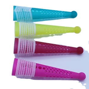 Rizadores de pelo de plástico cónicos de moda directos de fábrica, <span class=keywords><strong>rizos</strong></span> de belleza para el hogar modernos, patrón de varilla de temperatura fría - Product Image 4