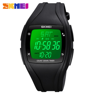 Skmei Digital Watch Pink Camouflage Unisex Water Resistant 5Bar Countdown Timer Sport Watch - Product Image 5