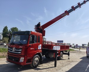 Howo T5G 6 * 4 <b>vehicle</b> mounted crane 280 horsepower ST260 heavy equipment core motor component <b>transportation</b> - Product Image 4