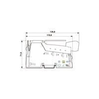 Módulo de Salida Analógica Original Nuevo 2861467, Controladores Lógicos Programables PLCs IB IL AO 2/U/BP-PAC, Módulo de Salida para Riel DIN, 24VDC