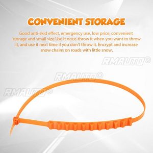 Chaînes à neige antidérapantes pour pneus de voiture, 5/10 pièces, chaînes d'hiver pour pneus de voiture, chaînes d'urgence pour pneus de neige d'extérieur, chaînes antidérapantes à double rainure - Product Image 3
