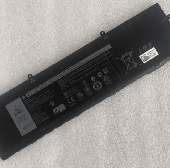 DWVRR Laptop Battery for Dell for Alienware X15 Inspiron 16 7620 2-in-1 X17 R1 R2 11.4V 87Wh 7250mAh RTX 3080 Alkaline Lithium