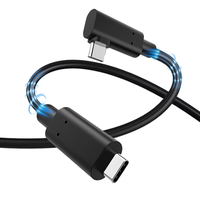 Câble AOC USB 3.1 Type-C 1m en fibre optique active, haute vitesse 10 Gbps, blindage tressé TPE, pour VR, ordinateur portable, projecteur, moniteur