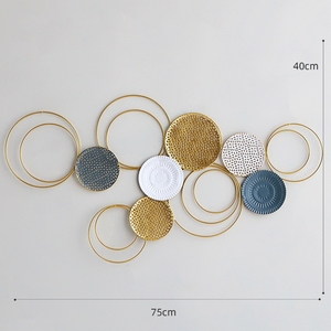 <span class=keywords><strong>Mayco</strong></span>-colgante de hojas de Ginkgo, Tortuga de arce dorado, flor de Metal, arte de pared para decoración del hogar, sala de estar de lujo - Product Image 2