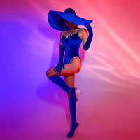 Women's sets — vêtements de fête rétro, body en velours pour femmes, chanteur Dj Gogo, vêtements de Pole Dance, tenue de bal en Club, vêtements de scène