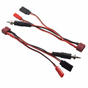 3 In 1 Deans Style T Female Plug RC Charger Cable 22AWG silicone wire