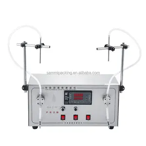 Hot sale electrical double heads 500ml to 1000ml media liquid filling machine two nozzles filler