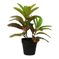थोक गर्म बिक्री उच्च गुणवत्ता कृत्रिम Croton Codiaeum variegatum संयंत्र कृत्रिम संयंत्र पेड़