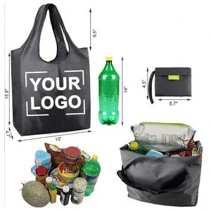 Bolsa de Compras Plegable Reutilizable Personalizada Yy995, Fabricada con Poliéster 190T Reciclado - Product Image 6