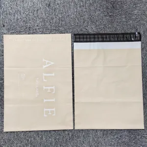compostable eco friendly apparel packaging shipping supplies poly mailer apricot biodegradable mailing bag envelope