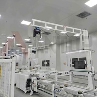 Système de grue flexible robuste KBK 1T 2T 3T, grue modulaire légère à pont avec palan électrique et chariot motorisé CE