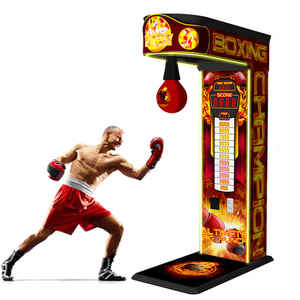 Bán buôn tùy chỉnh điện tử đấm bốc máy đồng tiền hoạt động đấm bốc Arcade trò chơi máy đấm bốc trò chơi máy - Product Image 1